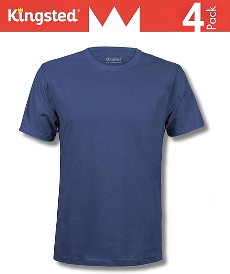 Kingsted T-Shirts for Men Pack - Royally Comfortable - Super Soft Premium Fabric - Well-Crafted Classic Tee (Copy) - Image 3